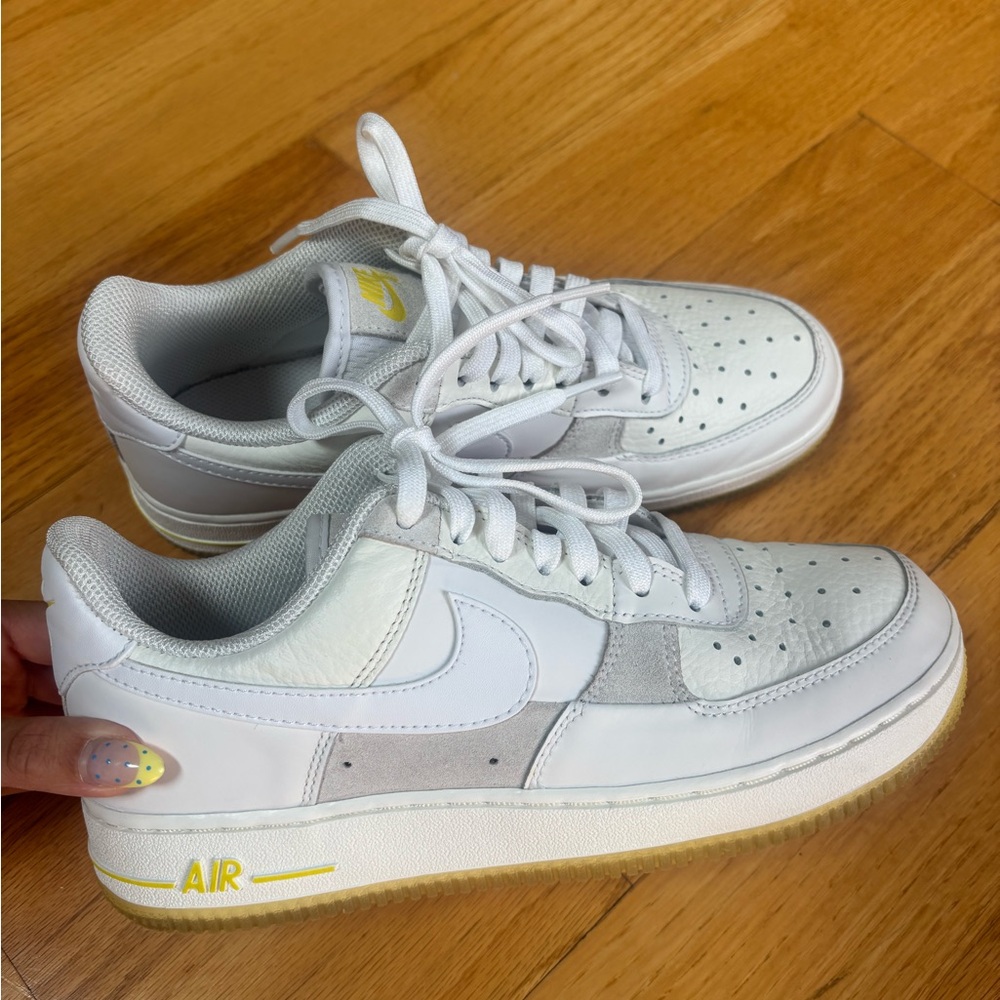 Nike Air Force sneakers color changing